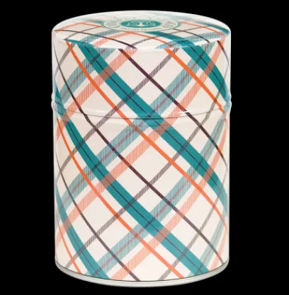 Autour Du Thé|Compagnie & Co Boite à thé illustrée Carreaux