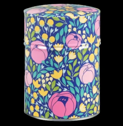 Autour Du Thé|Compagnie & Co Boite à thé illustrée Flowery