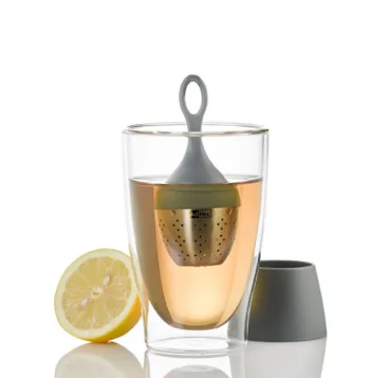 Autour Du Thé|Compagnie & Co Boule à infuser Flottante Grise