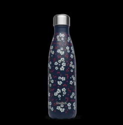 Autour Du Thé|Compagnie & Co Bouteille Iso Qwetch Hanami Bleu