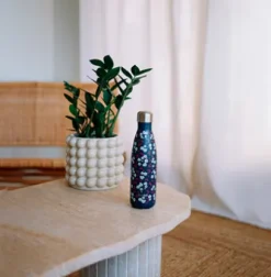 Autour Du Thé|Compagnie & Co Bouteille Iso Qwetch Hanami Bleu