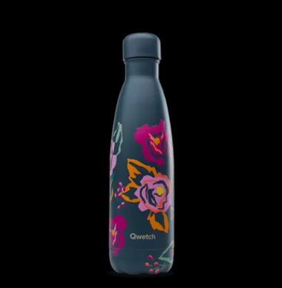 Autour Du Thé|Compagnie & Co Bouteille Iso Qwetch Inox Camelia