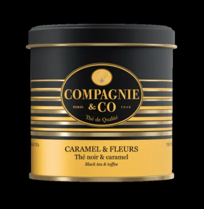 Thés Gourmands|Thés Noirs|Compagnie & Co Caramel & Fleurs
