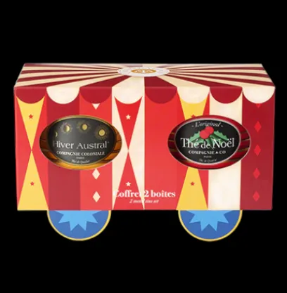 Coffrets De Thés|Rooibos|Compagnie & Co Coffret Noël 100g /Hiver Austral 100g