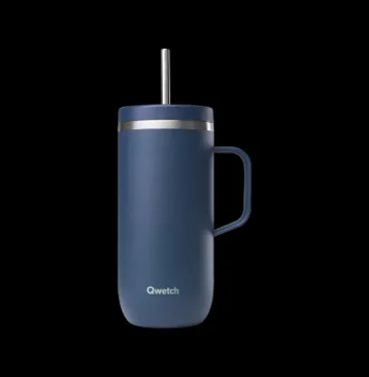 Autour Du Thé|Thés Glacés|Compagnie & Co Cold Cup isotherme 600 ml - Bleu nuit