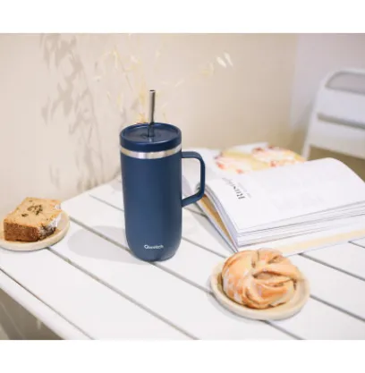 Autour Du Thé|Thés Glacés|Compagnie & Co Cold Cup isotherme 600 ml - Bleu nuit