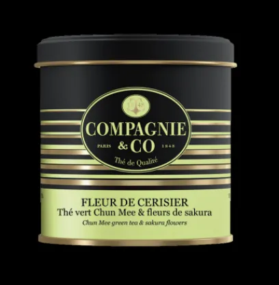 Thés Verts|Thés Minceur|Compagnie & Co Fleur de cerisier