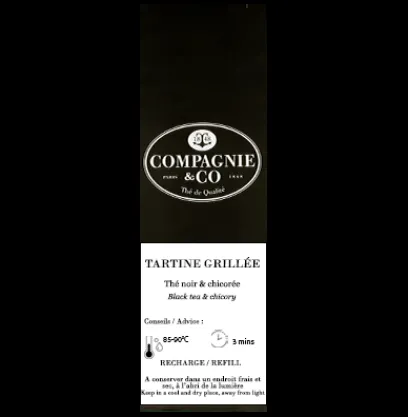 Thés Gourmands|Thés Noirs|Compagnie & Co Tartine Grillée