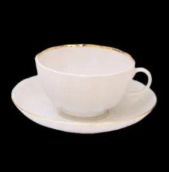 Autour Du Thé|Compagnie & Co Tasse et sous-tasse Blanche