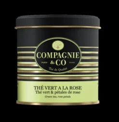 Thés Fleuris|Thés Minceur|Compagnie & Co Thé Vert à la Rose