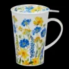 Autour Du Thé|Compagnie & Co Tisanière Dunoon Cottage Border Blue avec étui