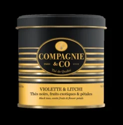 Thés Fleuris|Thés Noirs|Compagnie & Co Violette & Litchi